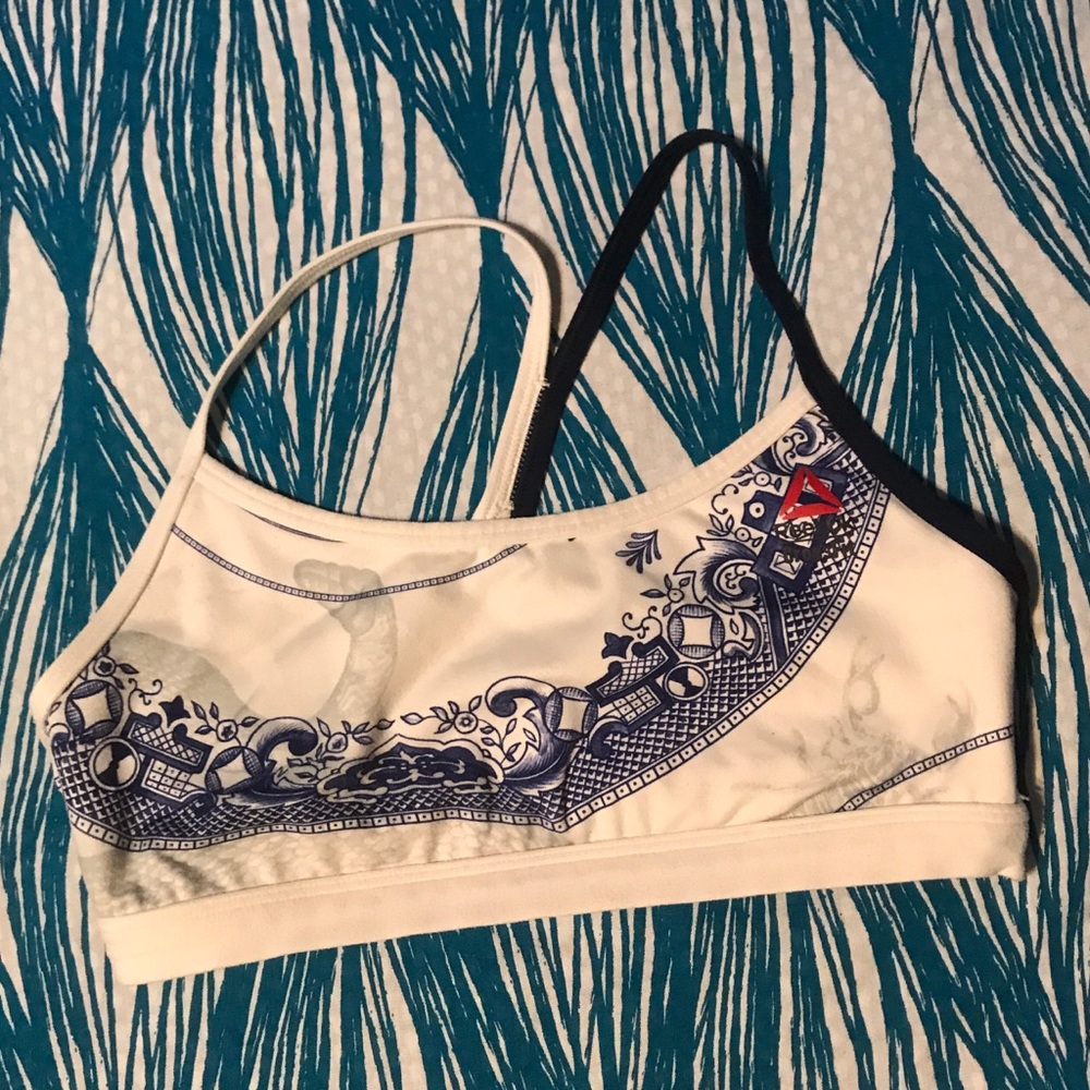Reebok sports bra; crossfit